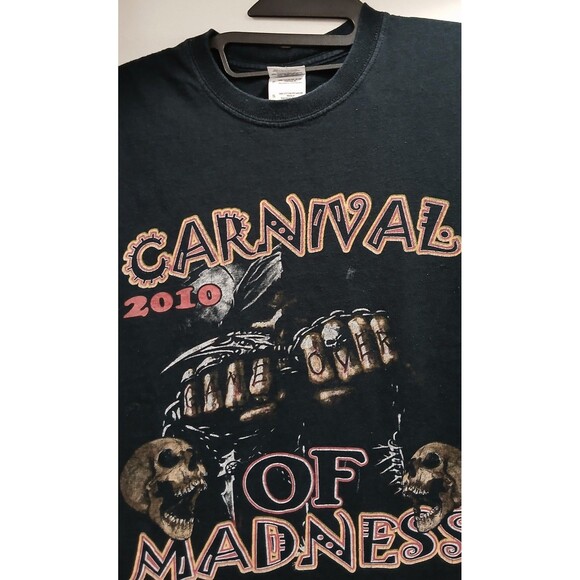 2010 Shinedown The Sound Of Madness Tour Sevendust Double Sided TShirt Small EUC - Picture 6 of 16